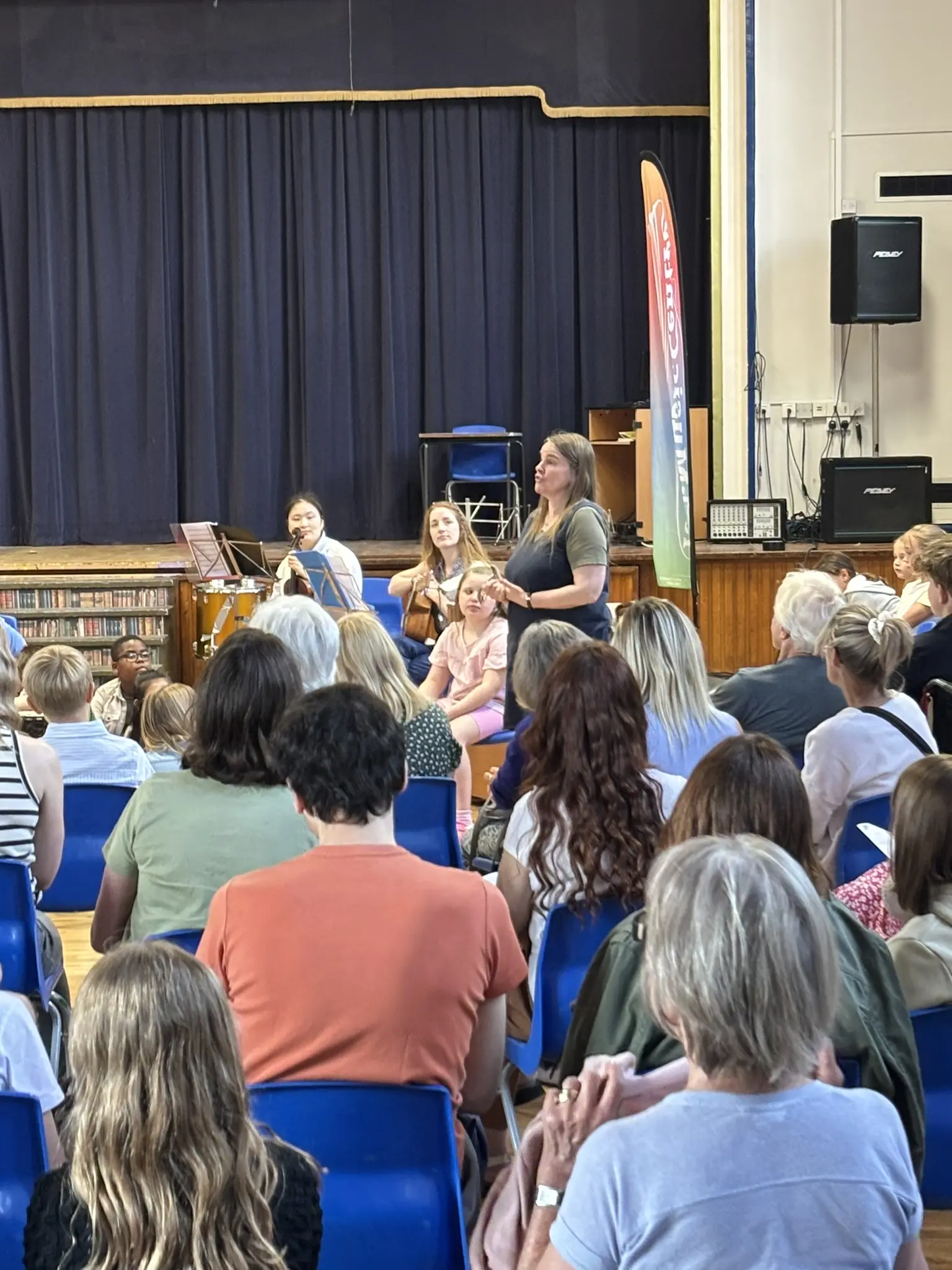 Young musicians sharing new work created through the Late Music partnership project