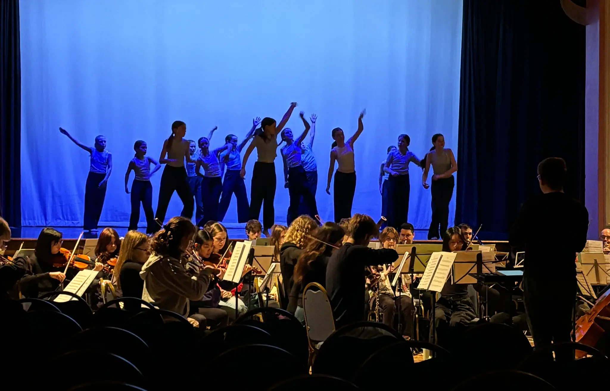 York Youth Orchestra performing with a local dance school at Tadcaster Riley Smith Hall